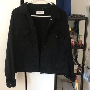 Black jean jacket